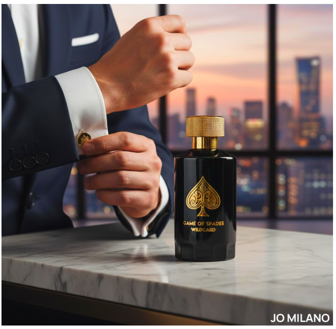 Jo Milano Game of Spades Full House Eau De Parfum Spray | 3.4 oz (100ml) | Cinnamon, Oud Wood, Neroli, Orange, Ginger Scent | Long Lasting Fragrance for Men and Women (Unisex)